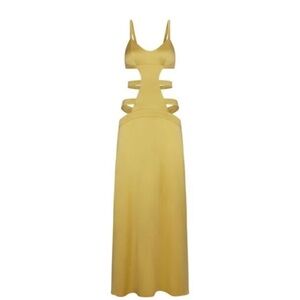 Skims NYE collection gold cut out dress
Size small